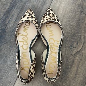Sam Edelman fur flats